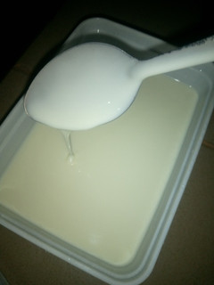 A picture of Homemade yogurt.