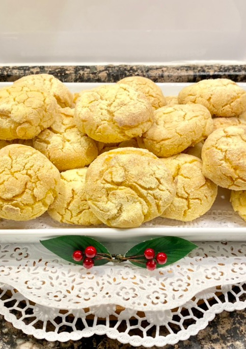 Una foto de Galletas esponjosas con harina de maíz “sin azúcar”