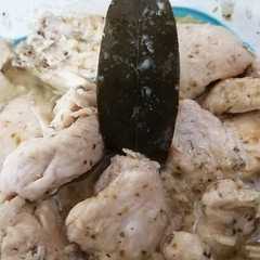 Una foto de Pollo al ajillo en Mambo