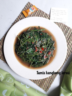 Foto resep Tumis kangkung terasi