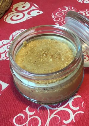 Une photo de Sauce miel,cacahuètes,basilic pourpre et oignon nouveau