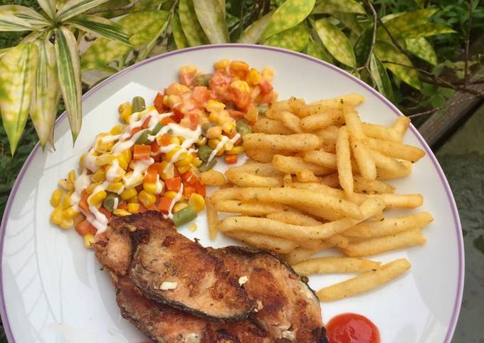 Anti Ribet, Buat Steak salmon Yang Mudah