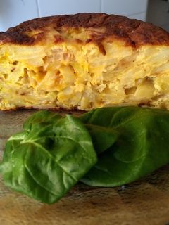 Una foto de Tortilla de papa fácil