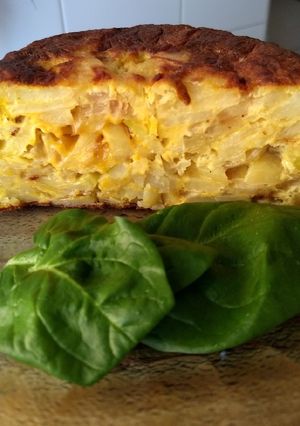 Una foto de Tortilla de papa fácil