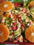 Fruity & veggie Salad🍌🍎🍊🍋