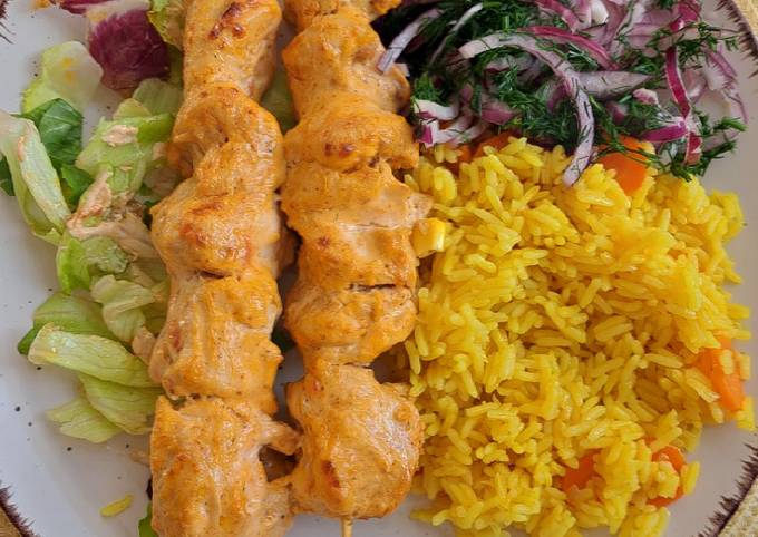 Курячі шашлики в духовці