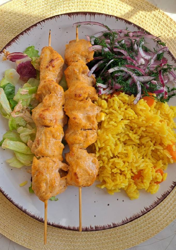 Курячі шашлики в духовці