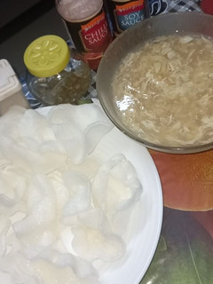 A picture of Chicken Corn Soup.