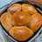 Fluffy sweet potato bun (roti ubi empukk)