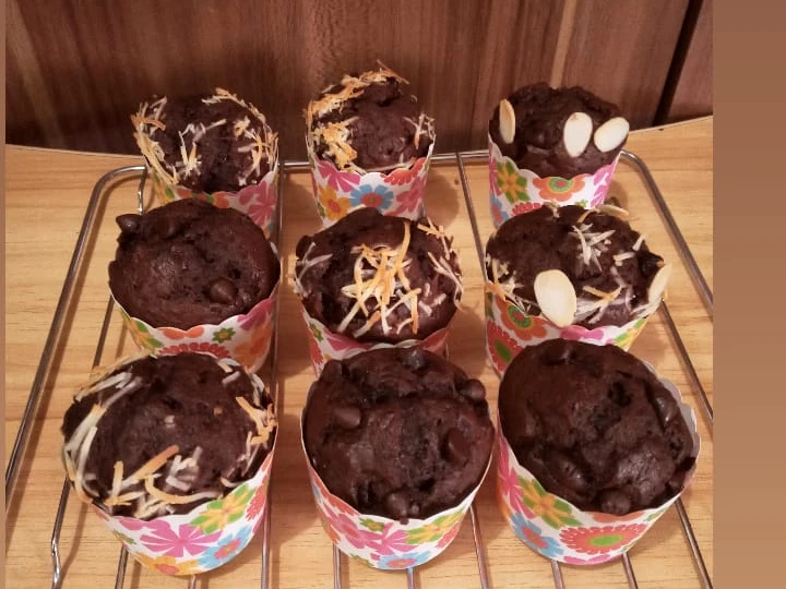 Langkah Mudah untuk Menyiapkan Resep Choco Banana Muffins yang Enak Banget Anti Ribet, Mantap Sekali