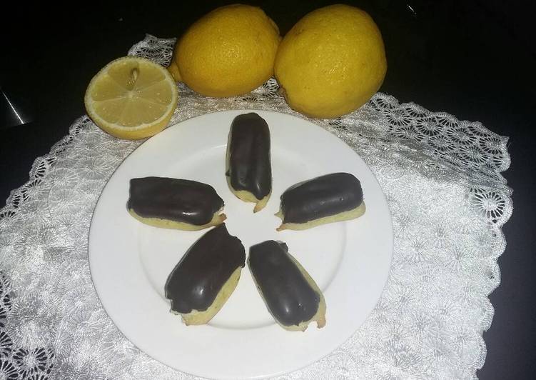 Eclair With Vanilla Filling and Choco Topping