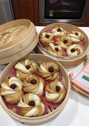 Foto resep Bakpao (gula merah+red date)