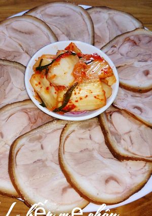 Hình của món Giò heo hun khói.