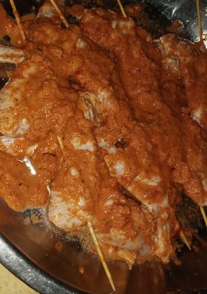 صورة لوصفة اجنحه الدجاج بخلطه جبارة 😋