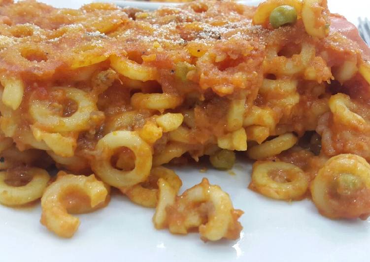 #Anelletti di #pasta al forno #specialità #palermitana