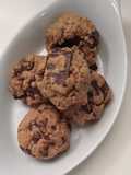 Dark chocolate flaxseed cookies 🍪 🍪