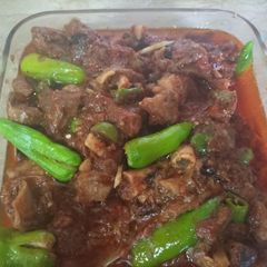 Mutton karahi ready with only 4 spices Zaika nirala A picture of Mutton karahi ready with only 4 spices Zaika nirala.