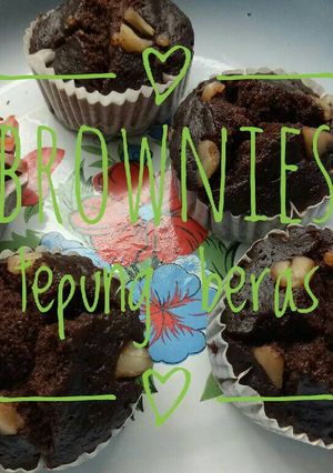 Foto resep Brownies tepung beras no telur no mixer