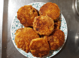 Una foto de Nuggets de pollo casero