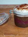 Chia pudding caffè e mirtilli