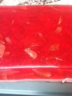 Una foto de Postre de gelatina light