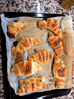 Una foto de Croissant (mis primeros🥐) unos dulces y otros salados