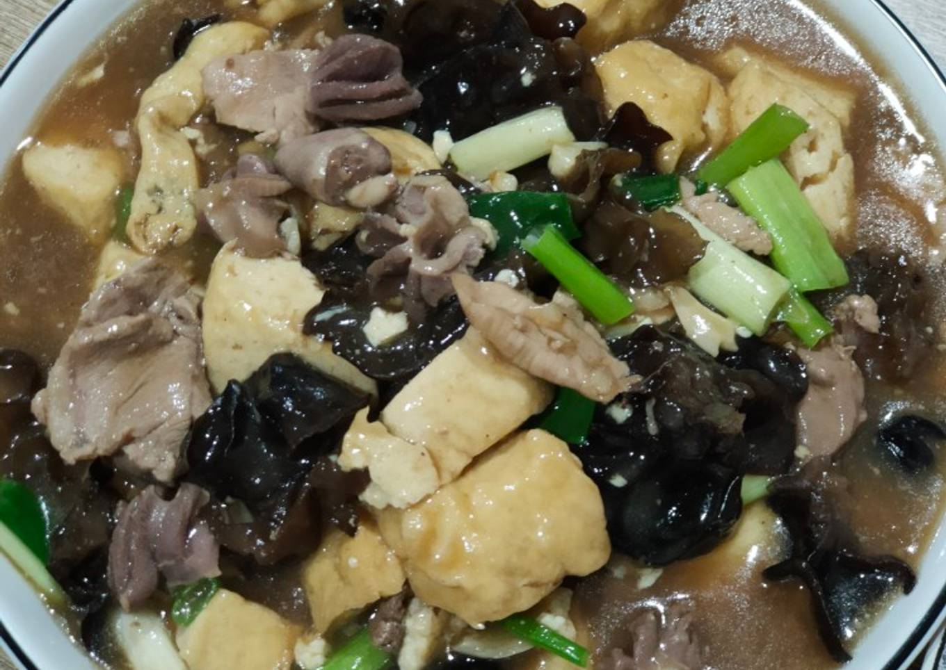 Tahu masak saus tiram
