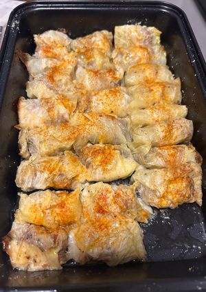 A picture of Stuffed Cabbage Rolls.