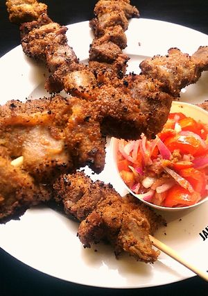 A picture of Beef Kebab(Tsire).