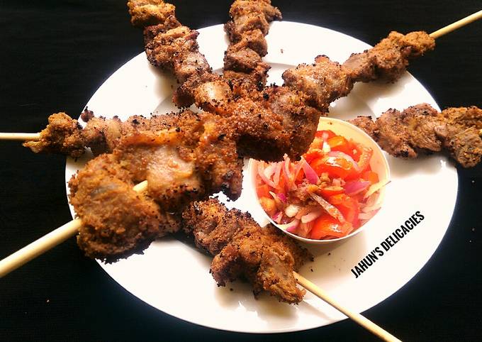 Recipe of Homemade Beef Kebab(Tsire)