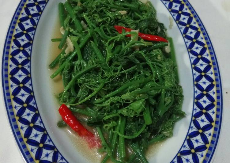 Resep Tumis Pucuk Daun Labu, Lezat