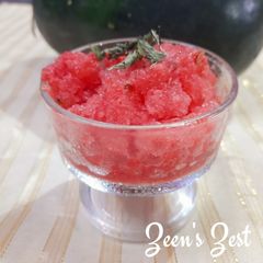A picture of Watermelon Granita.