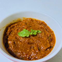A picture of MANGO BBQ SAUCE! 🥭.