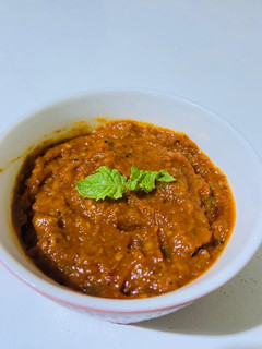 A picture of MANGO BBQ SAUCE! 🥭.