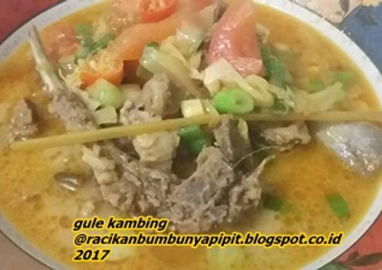 Resep Gule Kambing