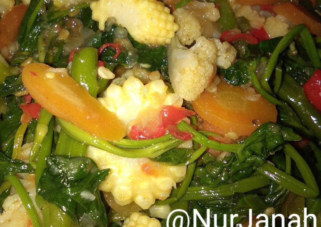 Capcay Tumis Kangkung