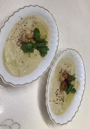 صورة لوصفة حمص بطحینه