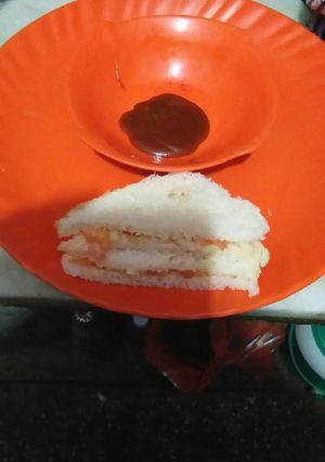 A picture of Healthy and tasty sandwich.