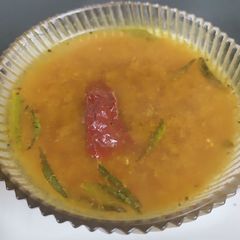 A picture of Garlic RASAM.