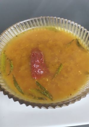 A picture of Garlic RASAM.