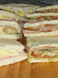 Una foto de (KETO) Sándwiches DE MIGA