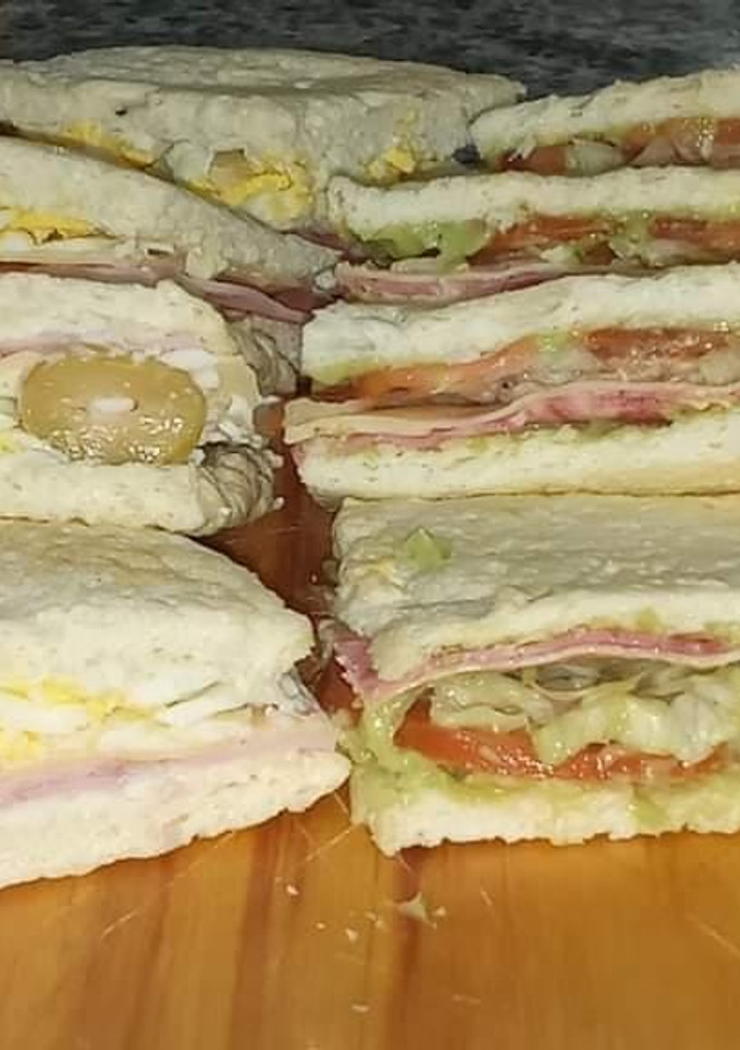 Una foto de (KETO) Sándwiches DE MIGA