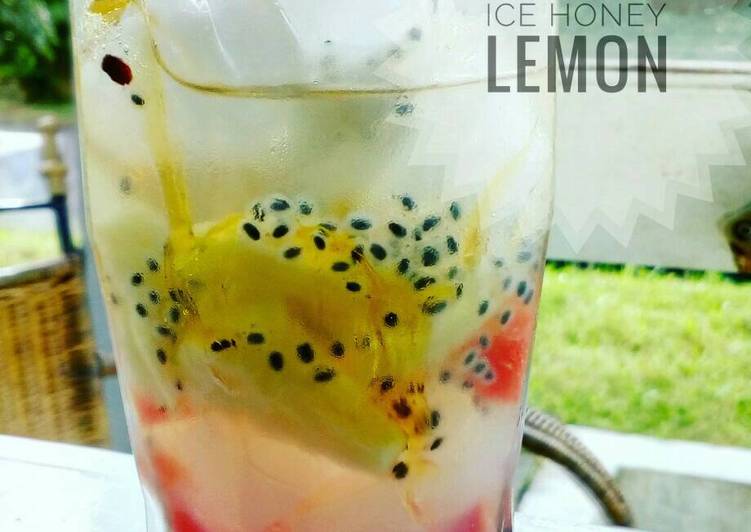 Langkah Mudah untuk Menyiapkan Ice honey lemon Anti Gagal