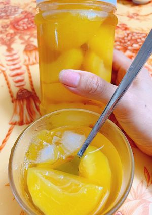 Hình của món Trà đào.