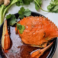 A picture of Crab curry.