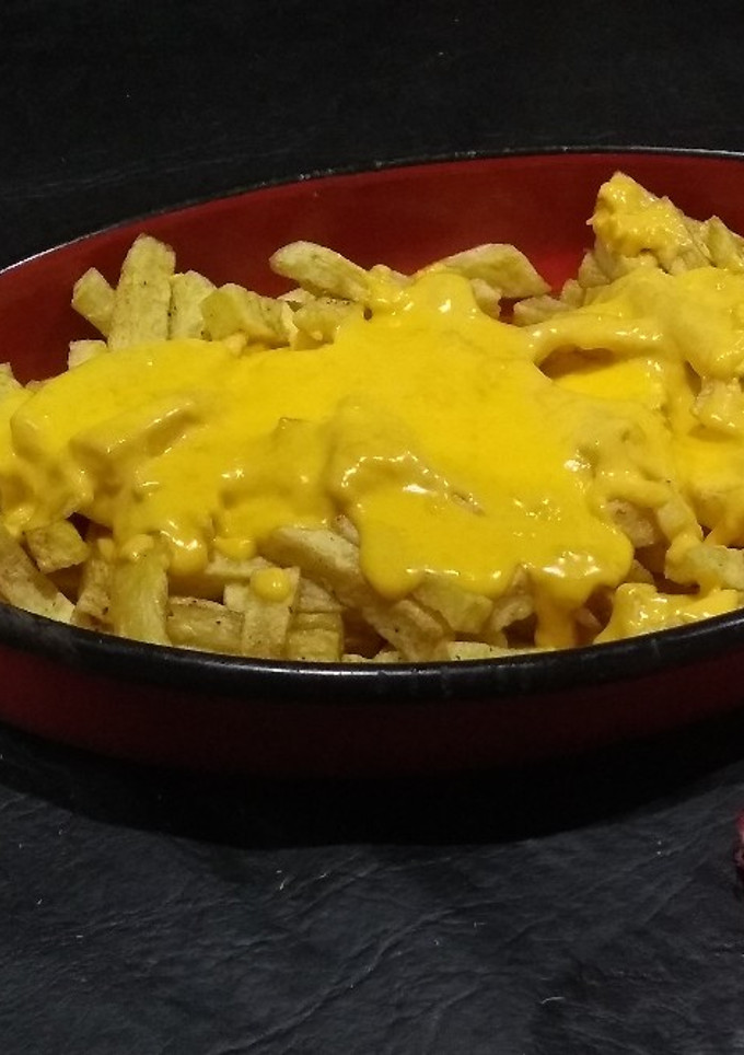 Una foto de Salsa cheddar