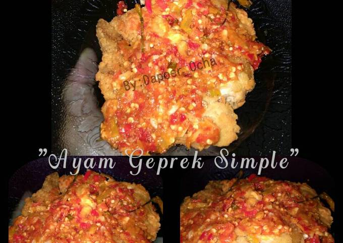 Ayam Geprek Simple