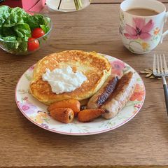 A picture of Soft and fluffy parsnip pancake 🥞.