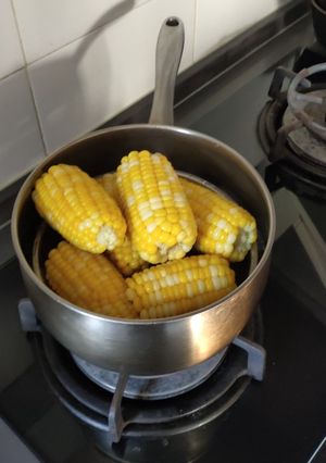 A picture of Sweet Corn for Breakfast.