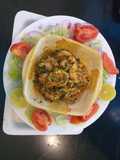 Butter garlic paper prawns